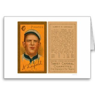 Lefty Leifeld Pirates Baseball 1911 Greeting Card