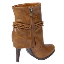 Bamboo by Journee Women's Rope Detail Boot Journee Collection Booties