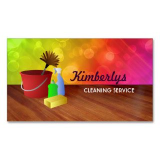 Home Cleaning Business Cards