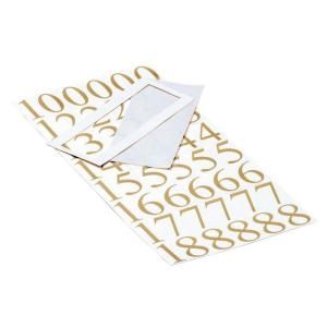 Architectural Mailboxes Do It Yourself 1.5 in. Address Number Kit in Gold DISCONTINUED 3515D