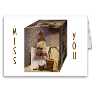 SENDING WISHES AT CHRISTMAS ACROSS THE MILES GREETING CARDS