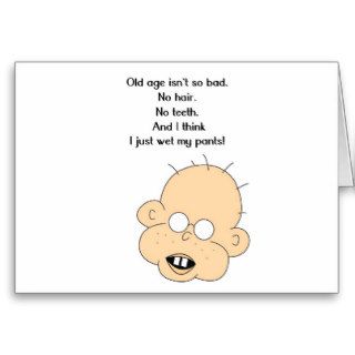 Old Man Funny Greeting Card