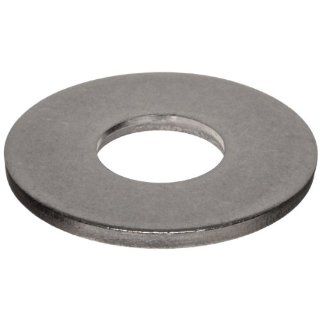 Steel Flat Washer, Plain Finish, ASTM F436 Type 1, 7/8" Screw Size, 15/16" ID, 1 3/4" OD, 0.135" Thick (Pack of 25)