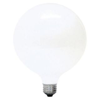 GE 100 Watt Incandescent G40 Globe Soft White Light Bulb 100G40/W TP3