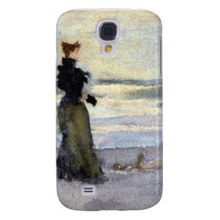 Victorian Woman Beside Water Samsung Galaxy S4 Covers
