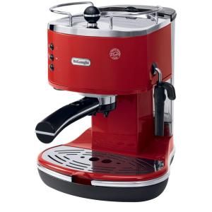 DeLonghi Icona 15 Bar Pump Driven Espresso/Cappuccino Maker in Red ECO310R