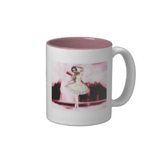 Pink Dancing Moon Coffee Mug