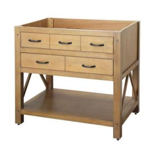 Foremost Avondale 36 in. Vanity Cabinet Only in Weathered Pine AVHOS3622