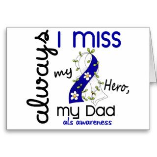 ALS Always I Miss My Dad 3 Cards