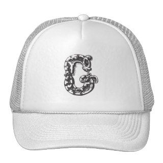 Monogram Letter G Trucker Hat