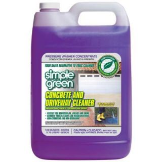 Simple Green 1 gal. Concrete and Driveway Cleaner Pressure Washer Concentrate (Case of 4) 2310000418202