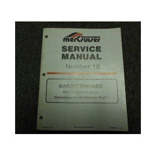 MerCruiser # 18 Gm V 6 Service Manual Generation II OEM mercruiser Books