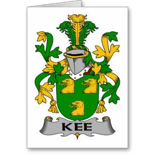 Kee Family Crest Greeting Card