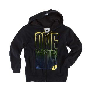 One Industries Knock Out Youth Zip Up Hoody Black XL Automotive