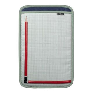 Graph paper with pencil axis MacBook air sleeves