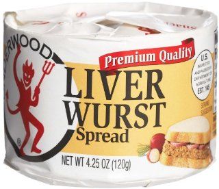 Underwood Liver Wurst Spread, 4.25 oz, 24 ct  Gourmet Food  Grocery & Gourmet Food