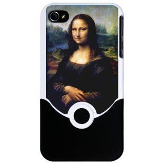 iPhone 4 or 4S Slider Case White Mona Lisa HD by Leonardo da Vinci aka La Gioconda 