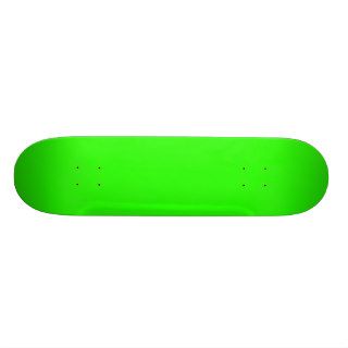 Lime Green Skateboard