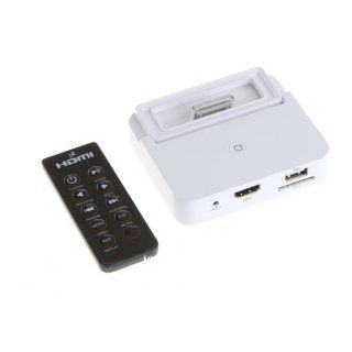 KINGZER 6 in 1 HDMI Adapter Dock Station Charger for iPad 2 iPhone 4 + Remote Controller Computers & Accessories