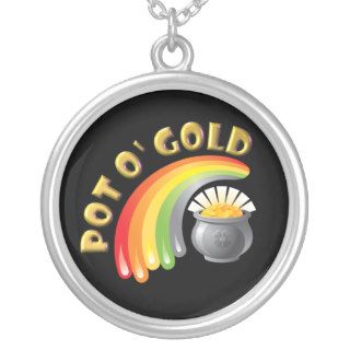 Pot of Gold Irish Gifts Necklace