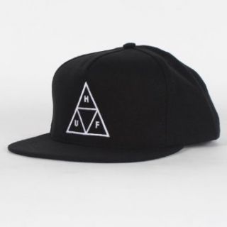 HUF   Triple Triangle Snapback Hat in Black, Size O/S, Color Black at  Mens Clothing store