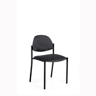 COMET Armless Stacking chair w/rounded back and frame   stacks 5 high in GRAPHITE Computers & Accessories
