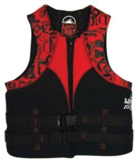 Liquid Force 2105446 Black/Red Small Hinge Vest  Life Jackets And Vests  Sports & Outdoors