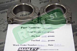 Manley 14415 4 Pro Series I Beam Turbo Tuff Design Connecting Rod Set Automotive