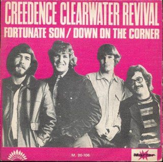 Creedence Clearwater Revival Fortunate Son / Down On The Corner Spain 45 W/PS Music