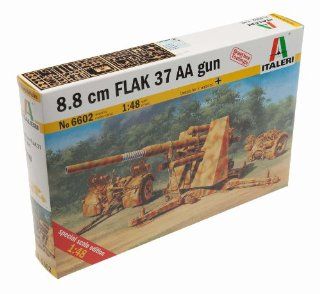 ITALERI 556602 1/48 8.8cm Flak 37 AA Gun ITAS6602 Toys & Games