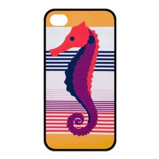 First Design Funny Seahorse Embossed RUBBER iphone 4 4s Durable Case Cell Phones & Accessories