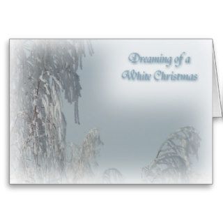 White Christmas Greeting Cards
