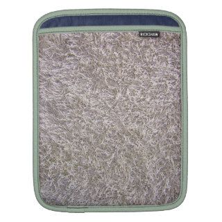 Grey Shag Carpet Texture Background iPad Sleeves