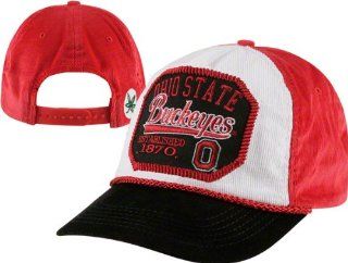 Ohio State Buckeyes Leroy Scarlet Corduroy Adjustable Hat  Sports Fan Baseball Caps  Sports & Outdoors