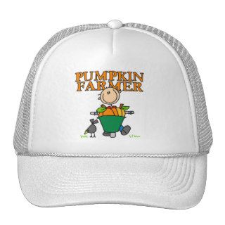 Pumpkin Farmer Trucker Hats