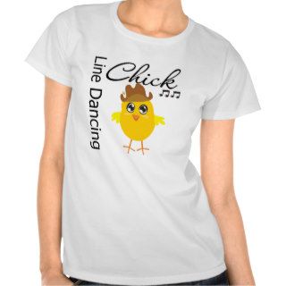 Line Dancing Chick T shirt