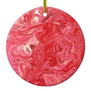 Abstract   Paint   My ice cream melted Ornament
