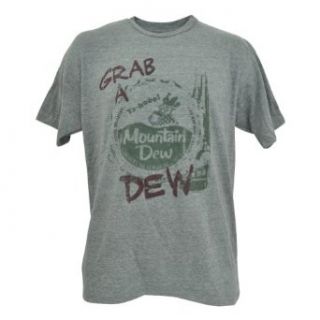 Mountain Dew Brand Grab A Bottle Cap Distressed Mens Novelty Tshirt Tee Large LG at  Mens Clothing store