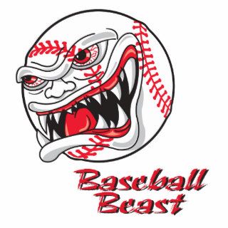 angry mean baseball vaseball beast photo cutouts