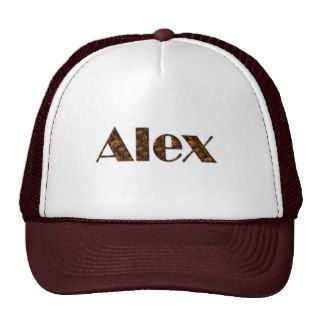 ALEX Name Branded Personalised Fashion Cap Mesh Hats