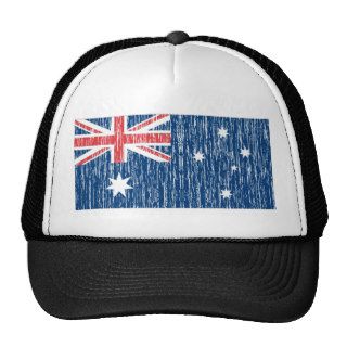 Distressed Australian Flag Mesh Hat