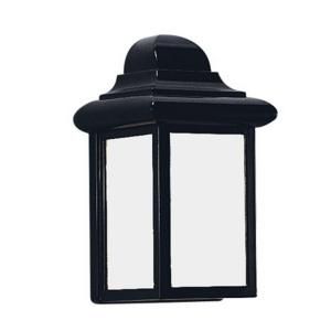 Sea Gull Lighting Mullberry Hill 1 Light Outdoor Black Wall Fixture 8988BLE 12