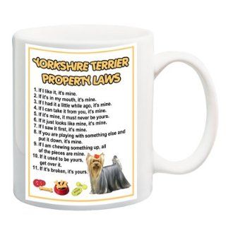 Yorkshire Terrier Property Laws Coffee Tea Mug 15 oz No 3  