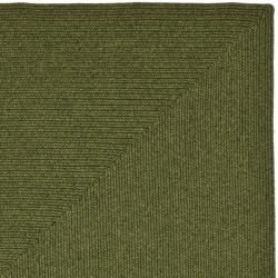 Hand woven Reversible Green Braided Rug (8' Square) Safavieh Round/Oval/Square