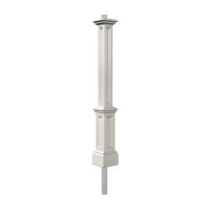 Mayne Signature Lamp Post WH with Mount 5835 W