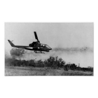 AH 1 Huey Cobra Attack Helicopter Vietnam Print