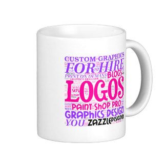 Mug, Graphic Designers Word Cloud. Coffee Mug