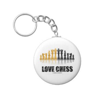 Love Chess Key Chains