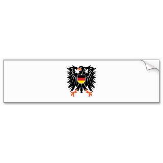 Eagle coat of arms Germany Eagle crest Germany Bumper Stickers