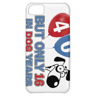 40 year old Dog years designs Cover For iPhone 5C